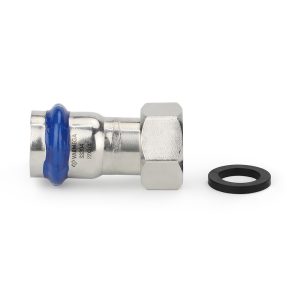 Муфта раструбная Varmega Inox Press с накидной гайкой