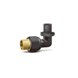Угольник Varmega Slide-fit 90 с наружной резьбой аксиальный